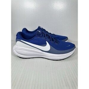 Size 9.5 Nike Revolution 8 Deep Royal Blue Indigo White Shoes HJ9198-401 NEW